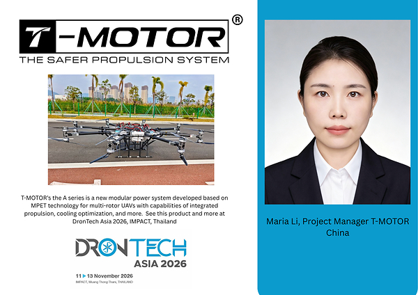 DronTech Asia 2026 蓄势待发：全球无人机及自主技术企业将齐聚泰国