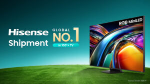 Omdia 2026年上半期：Hisense、100インチ以上のテレビの出荷台数で世界第1位に