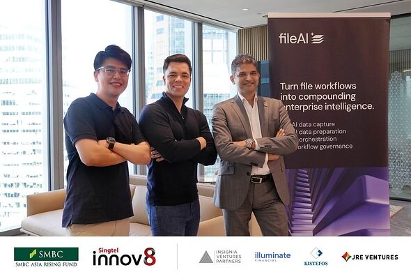 アジア全域でエンタープライズAIの導入が加速するなか、SMBC Asia Rising FundとSingtel Innov8がfileAIを支援