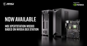 MSI XpertStation WS300搭载NVIDIA DGX Station架构正式出货