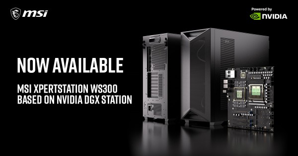 MSI XpertStation WS300, 엔비디아 DGX 스테이션 기반으로 정식 출시