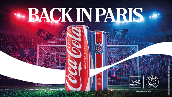 Paris Saint-GermainとCoca-Cola、世界中のファンを結びつける3年間の世界規模の提携を再締結