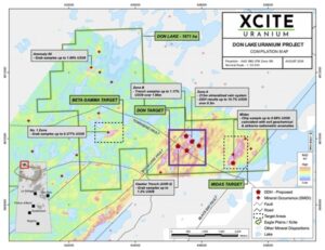 Xcite Uranium、サスカチュワン州ドン・レイク・ウランプロジェクトの最初の掘削孔で最大51978 cpsの放射能異常を報告