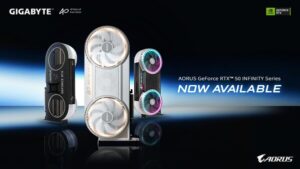 GIGABYTE、AORUS GeForce RTX™ 50 INFINITY シリーズグラフィックスカードの発売を発表