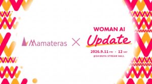 女性向けキャリア支援サイト「ママテラス」、WAIJ主催のAI体験型カンファレンス「WOMAN AI UPDATE 2026」のコミュニティパートナーに就任！