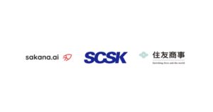 Sakana AI、SCSK、住友商事の3社、AI活用による日本の産業変革と社会課題解決に向け包括業務提携