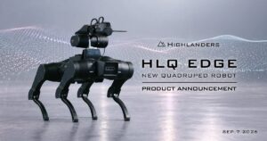 賢くパワフルな国産４足歩行ロボット「HLQ EDGE」を発表。耐荷重60kg、フィジカルAIにより段差・溝地形を走破
