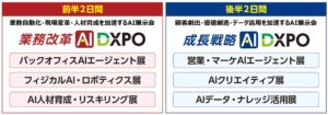 「AIエージェントDXPO」から、「AI総合展」へと大幅リニューアルフィジカルAI など、次世代AI領域を網羅し全国で開催