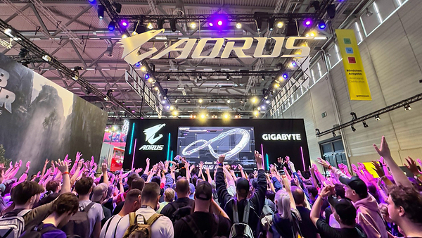 技嘉 AORUS INFINITY 亮相 Gamescom 2026 沉浸式電競體驗獲玩家熱烈迴響