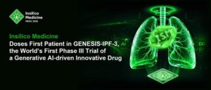 英矽智能于III期临床研究GENESIS-IPF-3完成Rentosertib首例患者给药