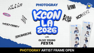 フォトグレイ、「KCON LA 2026」にてアーティストとのコラボフレームをリリース…日本・東京でポップアップストアをオープン
