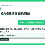 AI社員がGA4分析を代行。月次レポート作成を自動化し30分→3分に