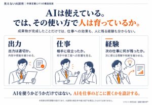 「見えないAI誤用」の作業定義と4つの構造仮説を公開