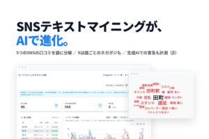 SNSテキストマイニングがAIで進化、生成AIでの自社の言及も計測。「Tofu Analytics」新機能
