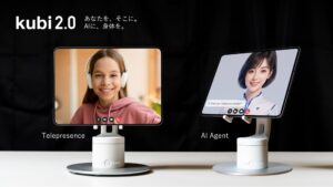 離れた人の「分身」に、AIの「身体」に。日本製卓上型AIテレプレゼンスロボット「kubi 2.0」10月15日発売、初期ロット300台限定